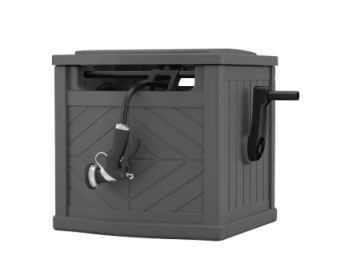 Suncast Smart Tube Hose Hideaway with Brass Connections