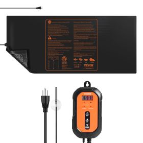 VEVOR 48"x 20.75" Seedling Heat Mat w/ Digital Thermostat Combo Set, MET-Listed Heating Pad for Seed Starting, Waterproof Seed Mats for Germinati