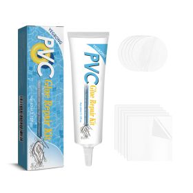 Yegbong Pool Repair Kit Swimming Ring Air Cushion Tent Crack Air Leak Waterproof Transparent Adhesive Repair Patch (Option: 1set)