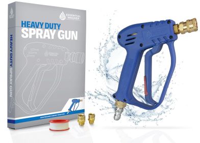 Pressure Washer Gun with With Quick Connect & M22 Adaptors (Style: Brass Non Swivel Gun)