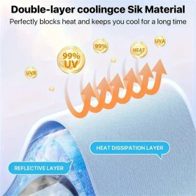 2025 Upgraded U.S. General Purpose Version Rainbow Umbrella Car Windshield Sunshade - UV Blocking, Heat Insulating, Scratch Resistant Handle (Color: Block heat Colorful sunshade flash)